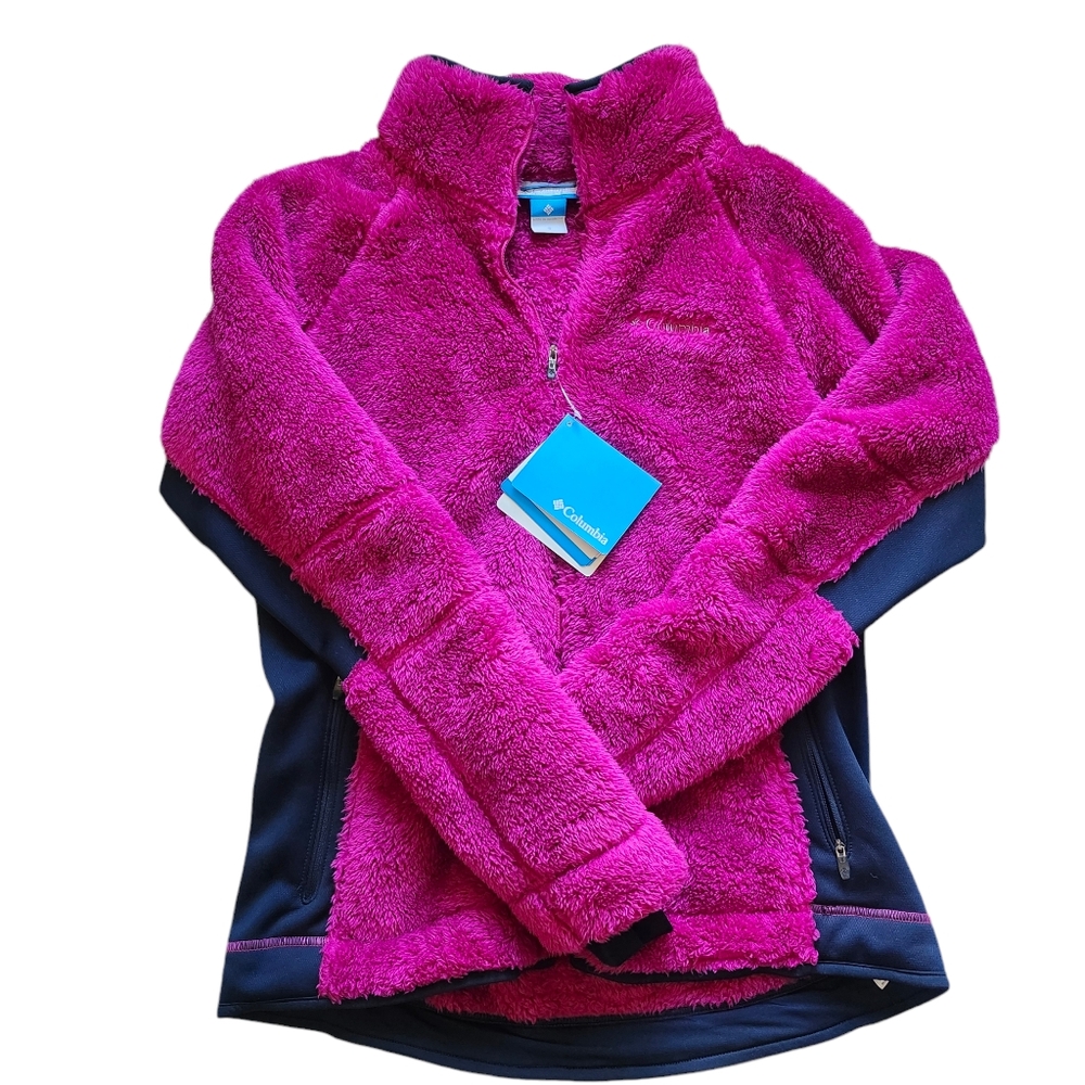 Columbia Women's Small Pink Pearl Plush II Fleece
